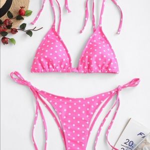 BRAND NEW PINK POLKA DOT BIKINI